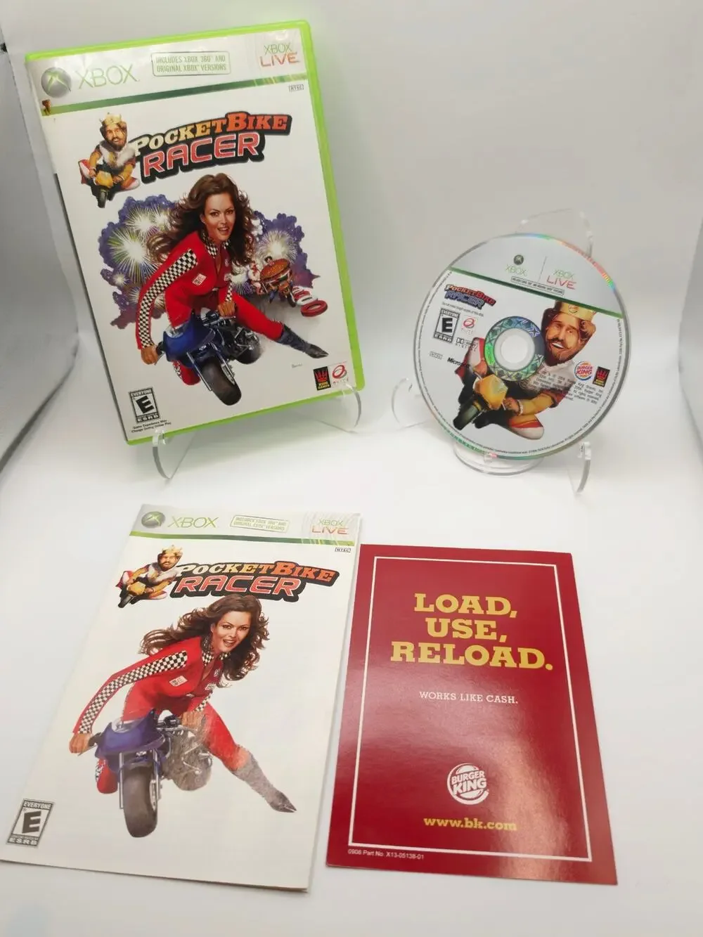 PocketBike Racer Xbox 360 CIB Complete w/ Manual Burger King